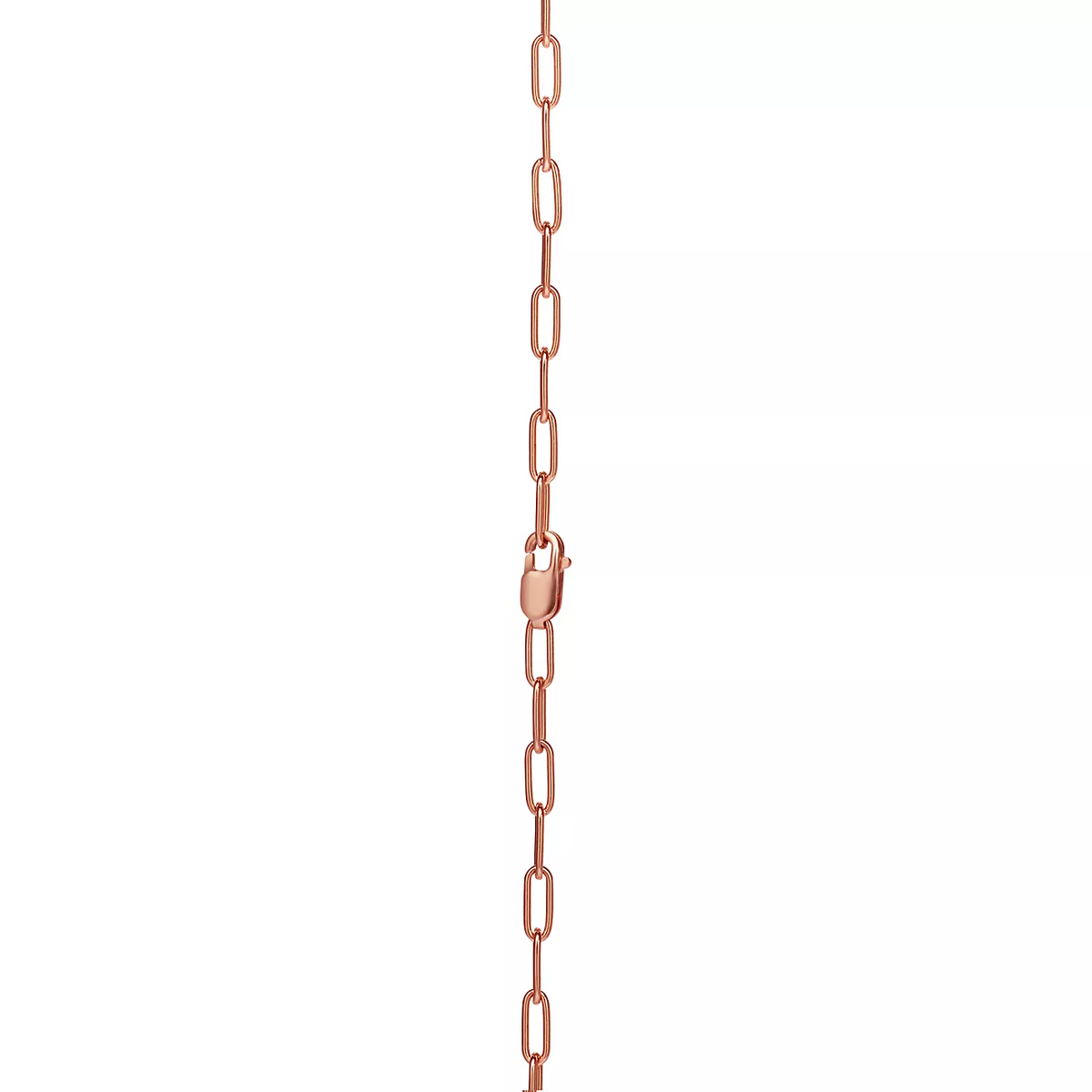 [Renovia Jewelry]LOCK MEDIUM PENDANT PINK DIAMOND PINK GOLD NECKLACE