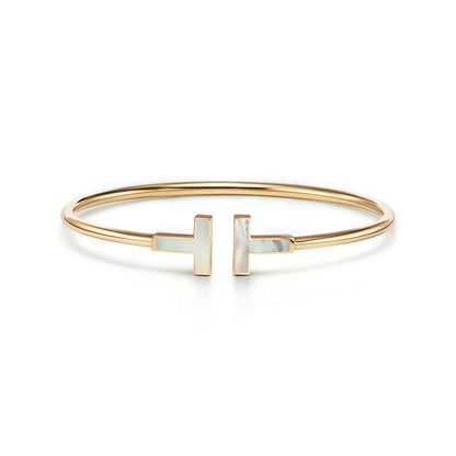 [Renovia Jewelry]T BRACELET 1.8MM MOP PINK GOLD