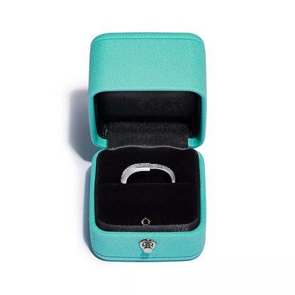[Renovia Jewelry]LOCK RING SILVER DIAMOND PAVED