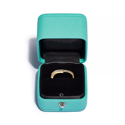 [Renovia Jewelry]LOCK RING GOLD DIAMOND PAVED