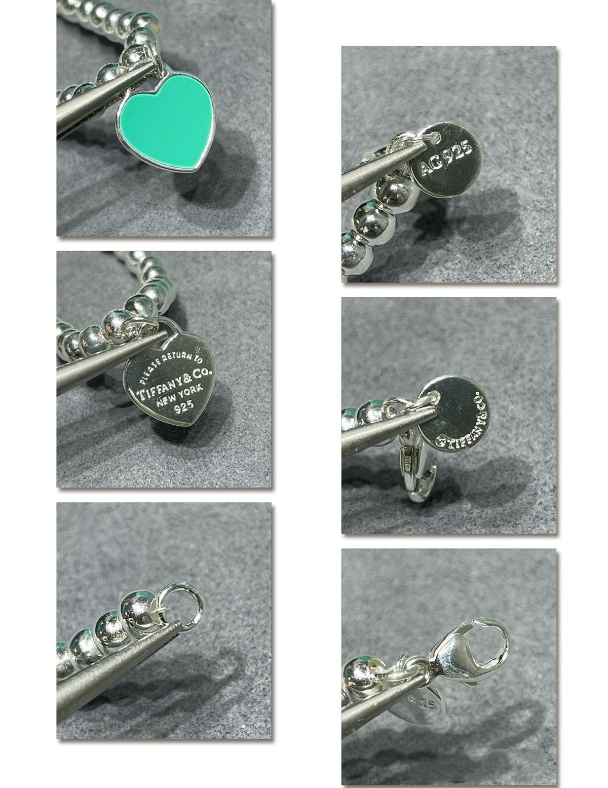 [Renovia Jewelry]RETURN TO TIF SILVER BEAD NECKLACE