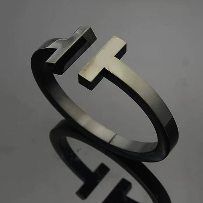 [Renovia Jewelry]T SQUARE OPEN BRACELET