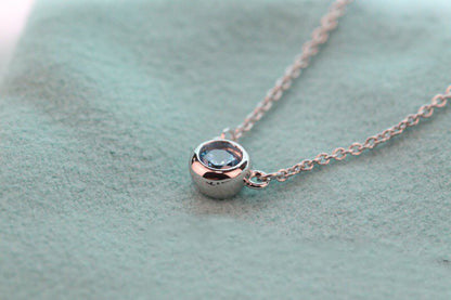 [Renovia Jewelry]ELSA PERETTI SERIES SINGLE DIAMOND SIMPLE NECKLACE