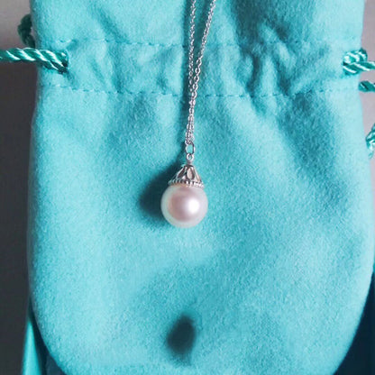 [Renovia Jewelry]PEARL PENDANT GATSBY ZIEGFELD PEARL SILVER NECKLACE