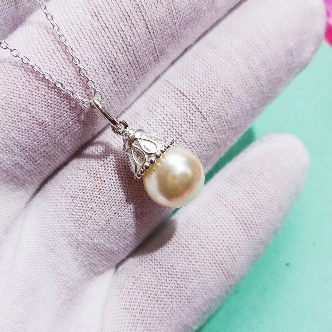 [Renovia Jewelry]PEARL PENDANT GATSBY ZIEGFELD PEARL SILVER NECKLACE
