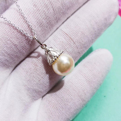 [Renovia Jewelry]PEARL PENDANT GATSBY ZIEGFELD PEARL SILVER NECKLACE