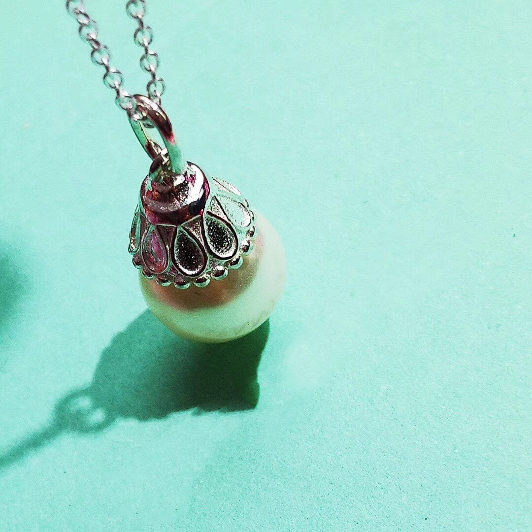 [Renovia Jewelry]PEARL PENDANT GATSBY ZIEGFELD PEARL SILVER NECKLACE