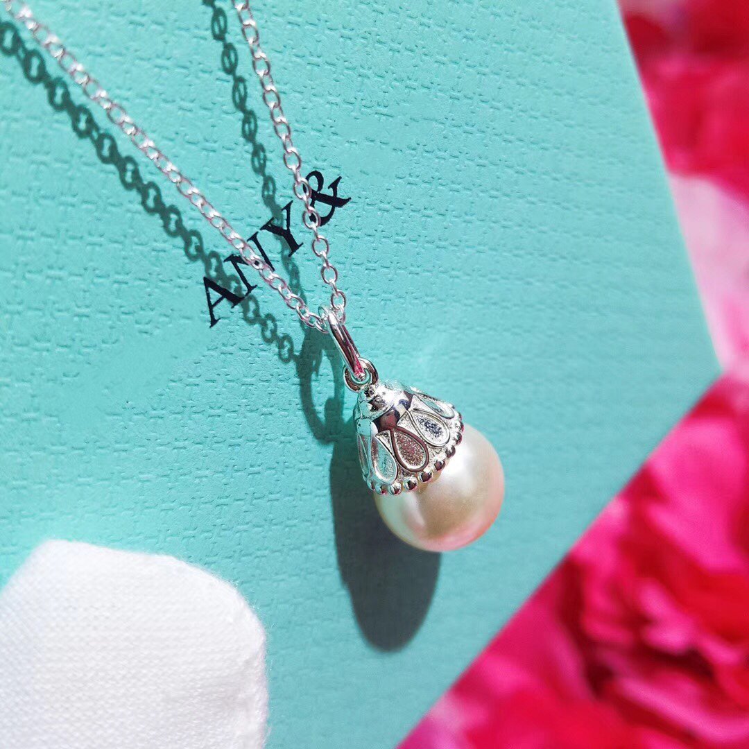 [Renovia Jewelry]PEARL PENDANT GATSBY ZIEGFELD PEARL SILVER NECKLACE