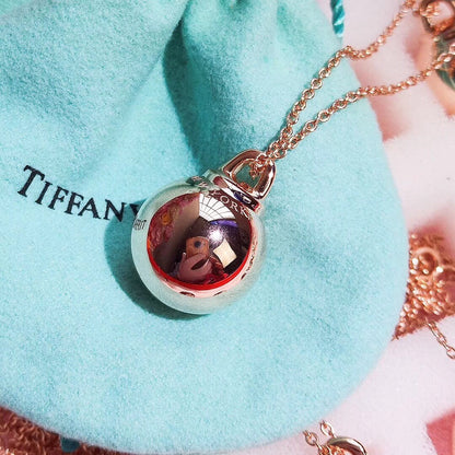 [Renovia Jewelry]HARDWEAR PENDENTIF BALL ROSE NECKLACE