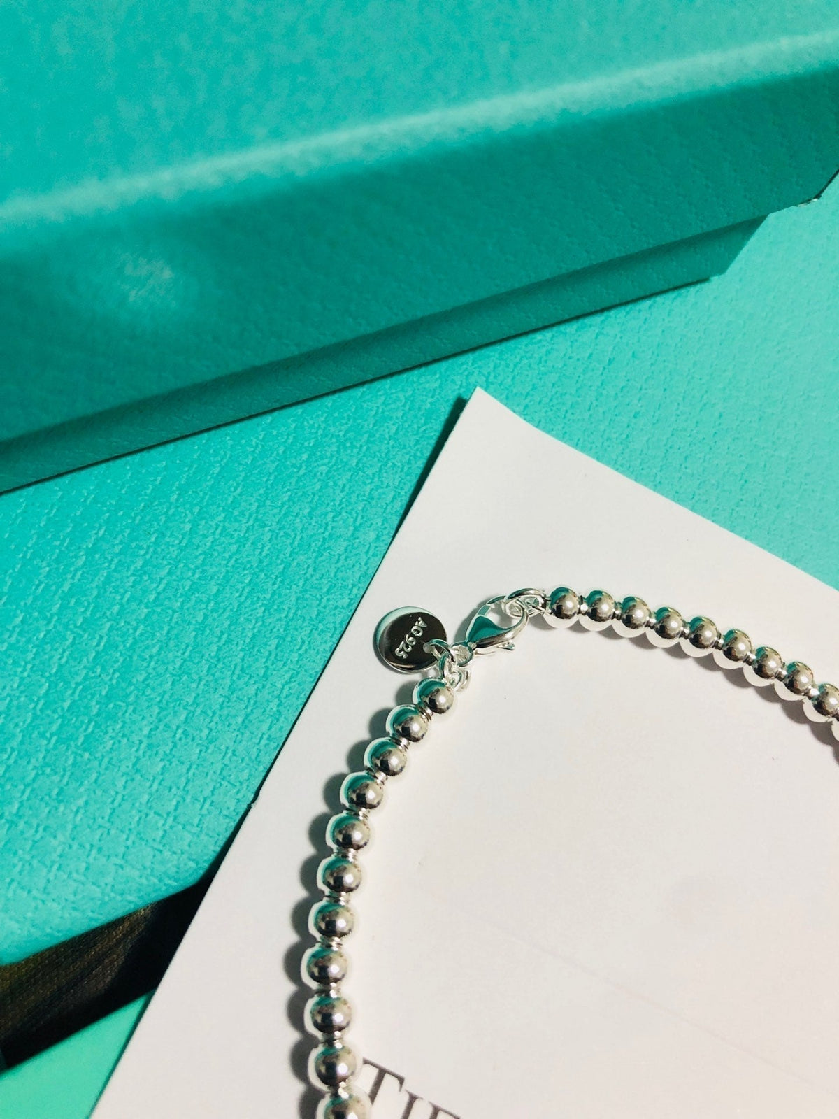 [Renovia Jewelry]LOVE TIFFANY RED HEART TAG BEAD BRACELET