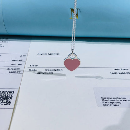 [Renovia Jewelry]SMALL HEART TAG PENDANT STERLING SILVER