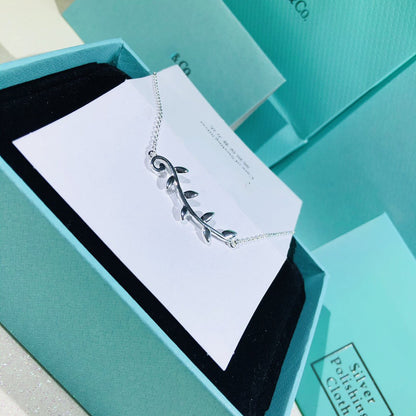 [Renovia Jewelry]PALOMA PICASSO STERLING SILVER OLIVE BRANCH NECKLACE