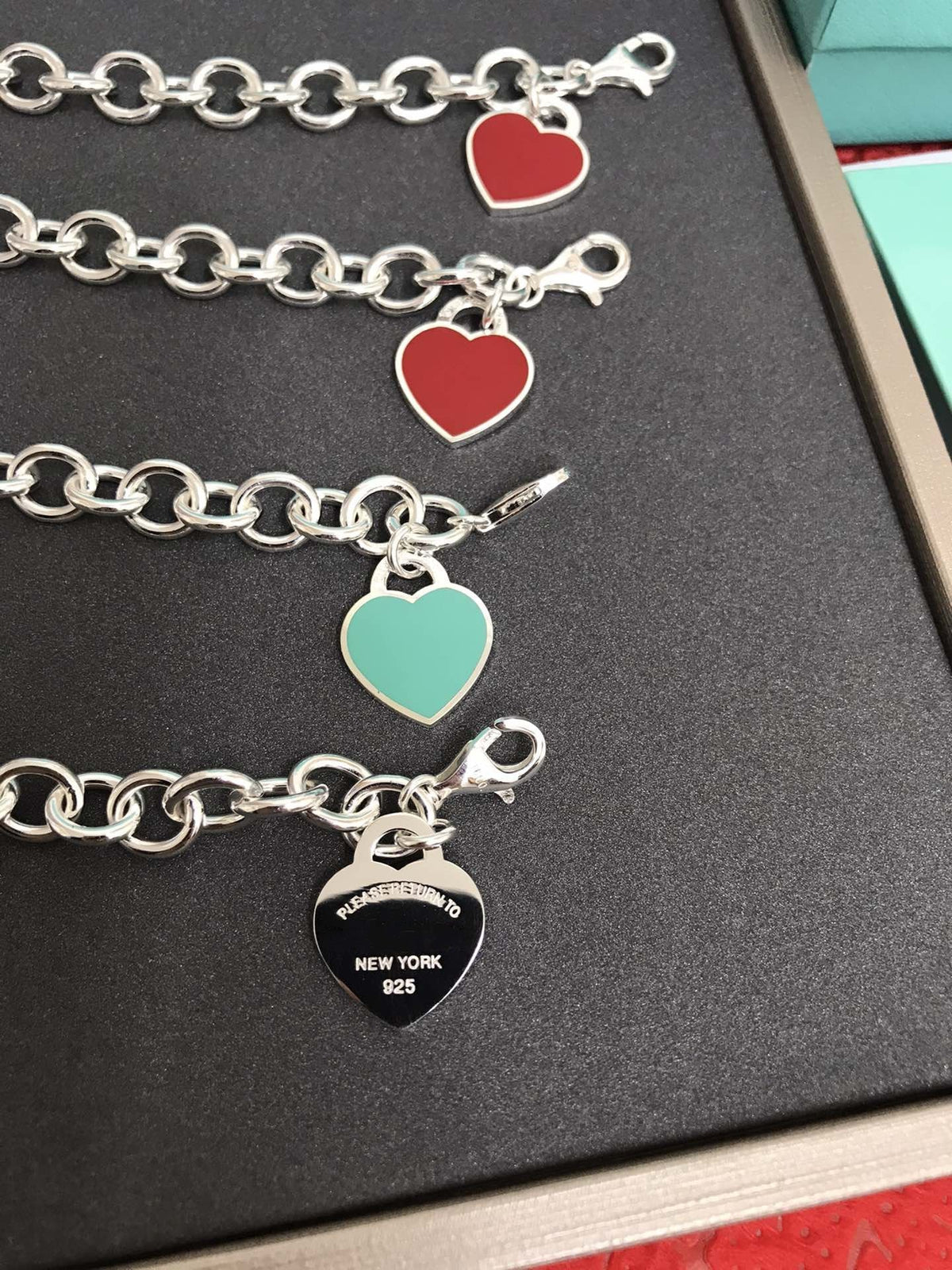 [Renovia Jewelry]HEART TAG BRACELET SILVER MEDIUM
