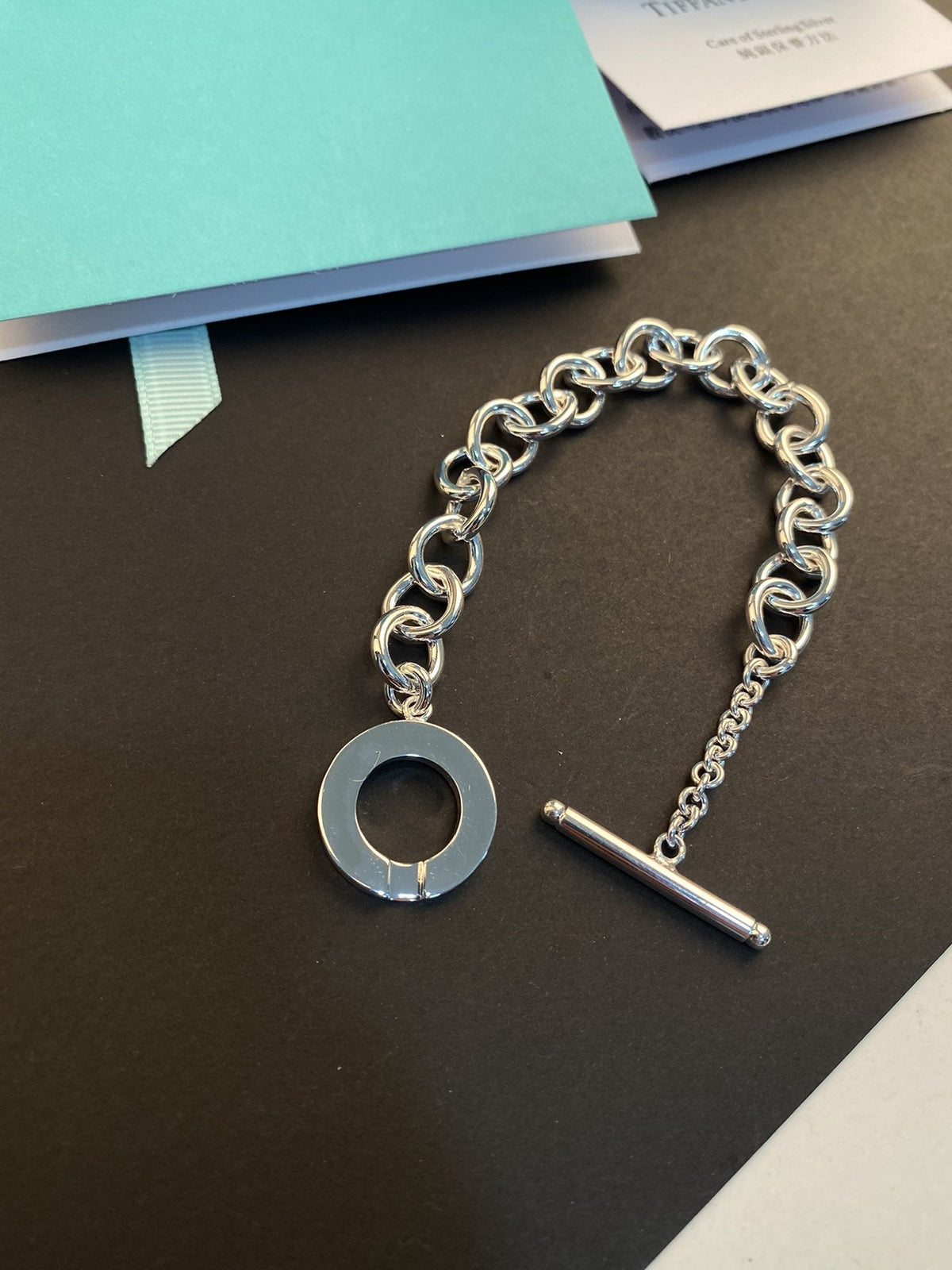 [Renovia Jewelry]TOGGLE TAG BRACELET SILVER