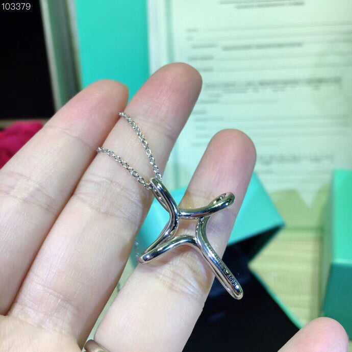 [Renovia Jewelry]CROSS NECKLACE STERLING SILVER MATERIAL