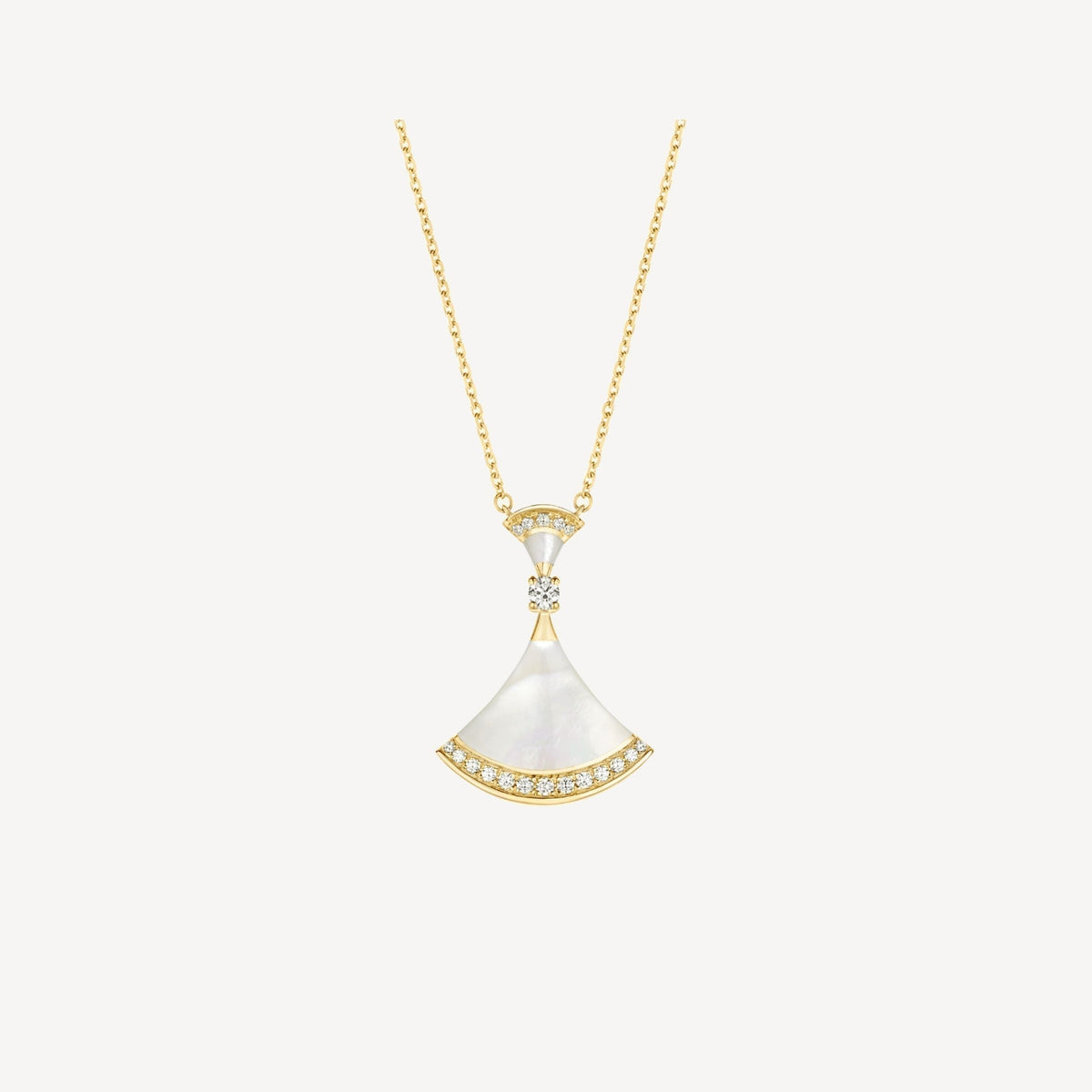 [Renovia Jewelry]DREAM NECKLACE MOP GOLD DIAMOND
