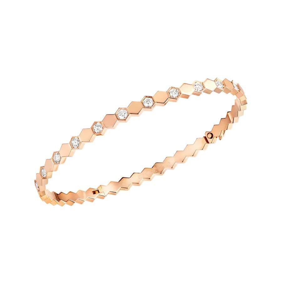 [Renovia Jewelry]BEE LOVE PINK GOLD DIAMOND BRACELET