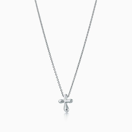 [Renovia Jewelry]CROSS PENDANT MINI BARE CROSS NECKLACE