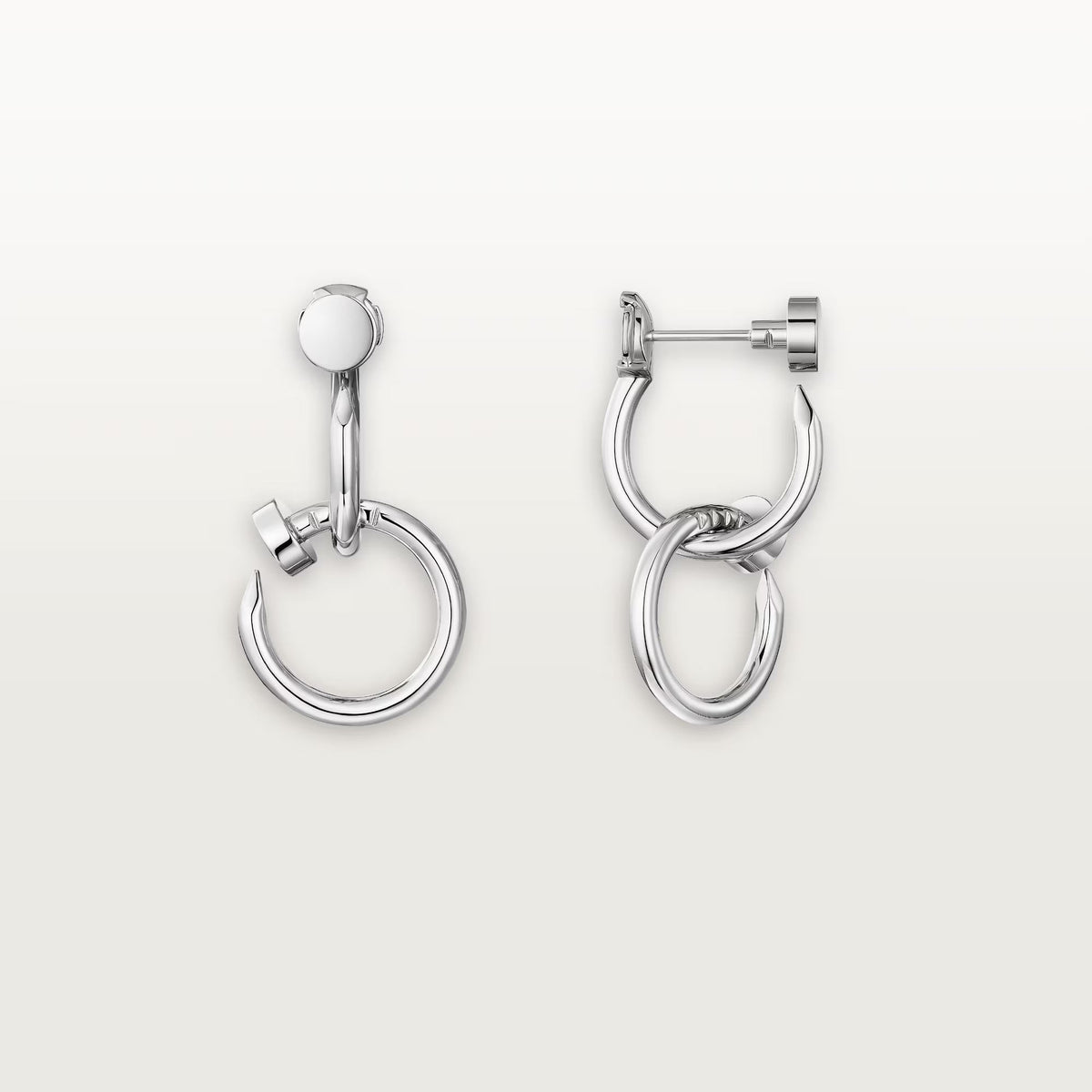 [Renovia Jewelry]JUSTE NO DIAMOND DOUBLE EARRINGS