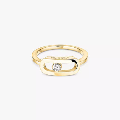 [Renovia Jewelry]Move Uno Diamond Ring in Gold