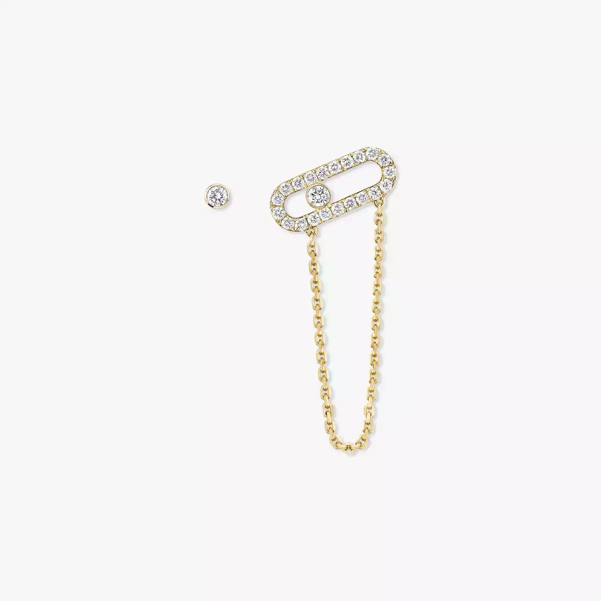 [Renovia Jewelry]Move Uno Diamond Earrings