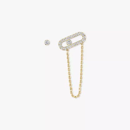 [Renovia Jewelry]Move Uno Diamond Earrings