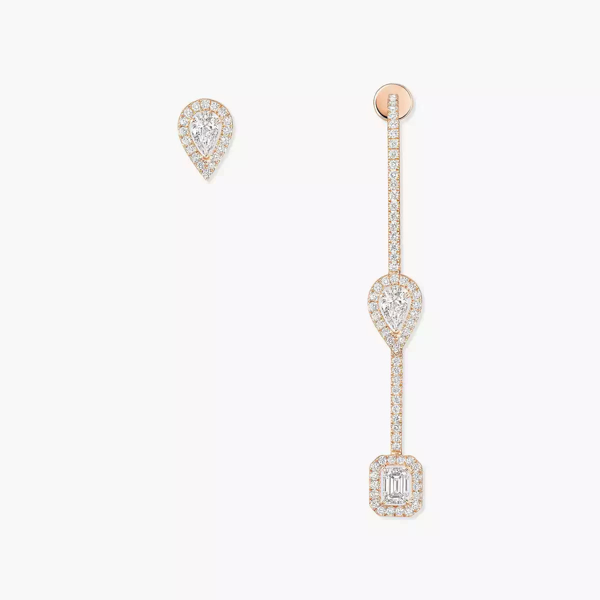 [Renovia Jewelry]Diamond Drop Earrings My Twin