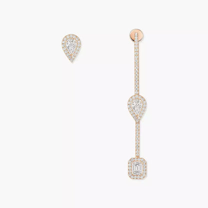 [Renovia Jewelry]Diamond Drop Earrings My Twin