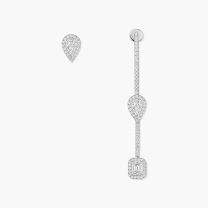 [Renovia Jewelry]Diamond Drop Earrings My Twin