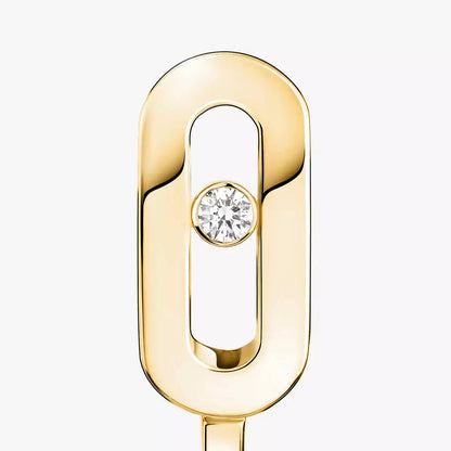 [Renovia Jewelry]Diamond Mini Hoop Earrings Move Classique