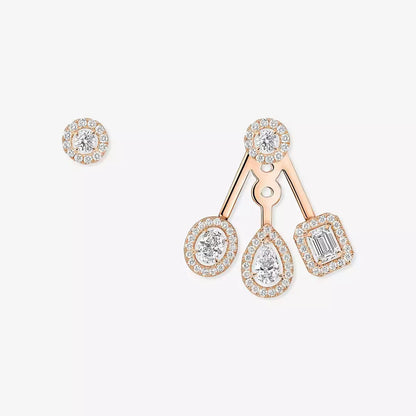 [Renovia Jewelry] My Twin Trio  Diamond Earrings