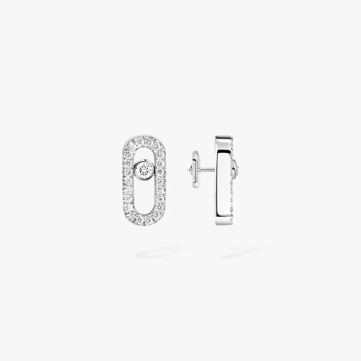 [Renovia Jewelry]Move Uno Diamond Earrings