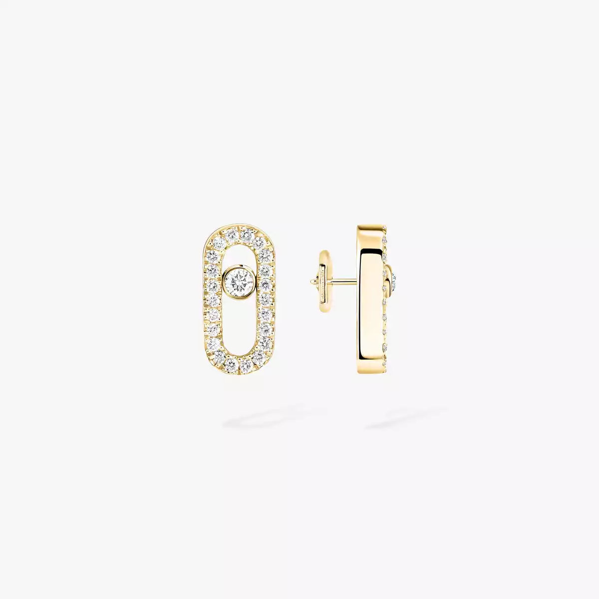 [Renovia Jewelry]Move Uno Diamond Earrings
