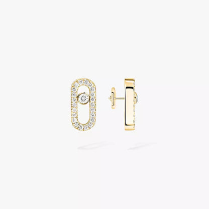 [Renovia Jewelry]Move Uno Diamond Earrings