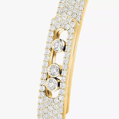 [Renovia Jewelry]Move Noa Full Pavé Diamond Bangle Bracelet
