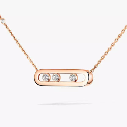 [Renovia Jewelry] Baby Move Gold Diamond Necklace