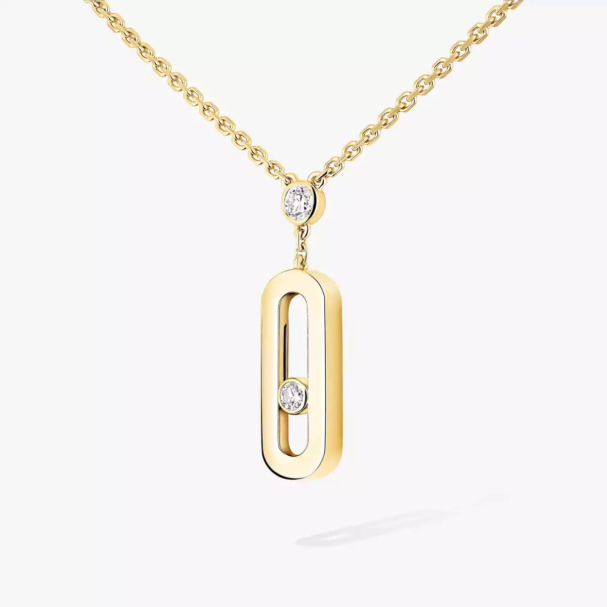 [Renovia Jewelry] Move Uno Gold Diamond Long Necklace