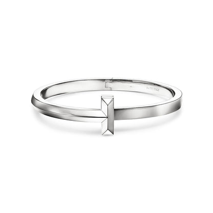 [Renovia Jewelry]T1 WIDE HINGED BANGLE BRACELET