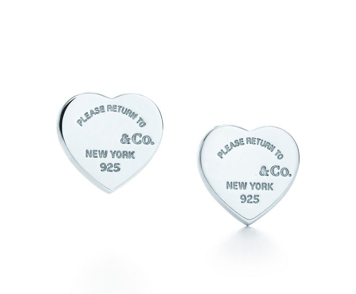 [Renovia Jewelry]RETURN TO TIF LOVE SILVER EARRINGS