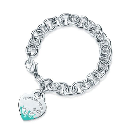 [Renovia Jewelry]LOVE HEART RETURN TO TIF SILVER BRACELET