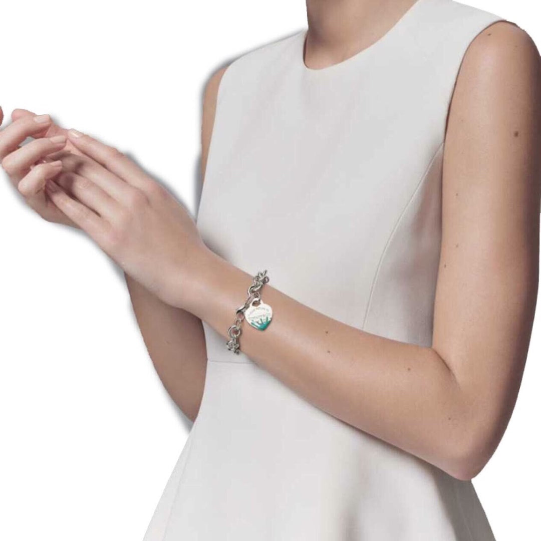 [Renovia Jewelry]LOVE HEART RETURN TO TIF SILVER BRACELET
