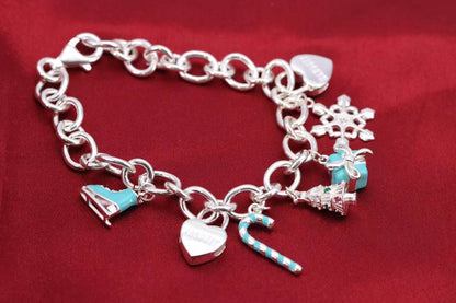 [Renovia Jewelry]CHRISTMAS SILVER BRACELET